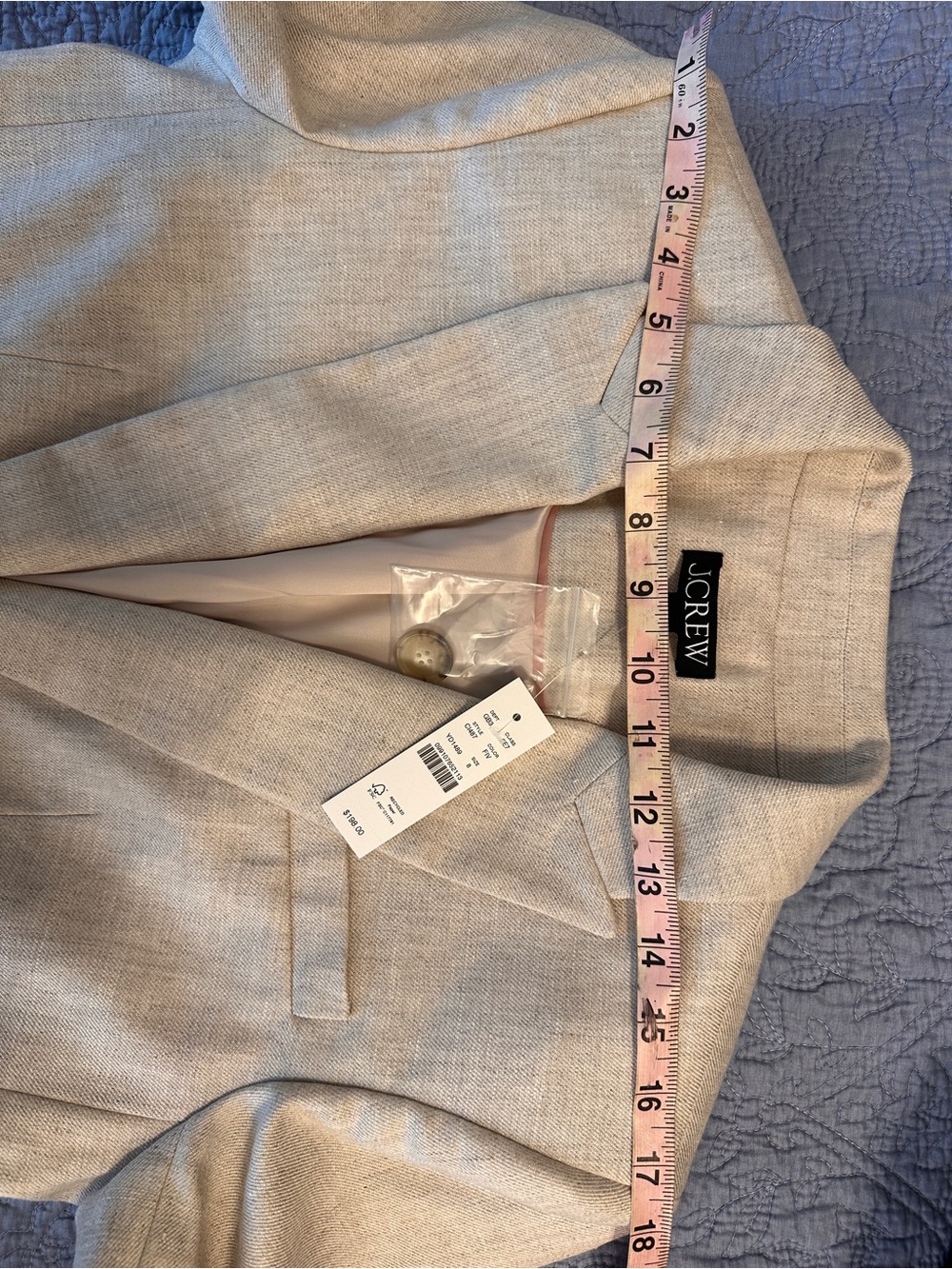 J. Crew Alexandra blazer in stretch linen blend - Picture 12 of 15